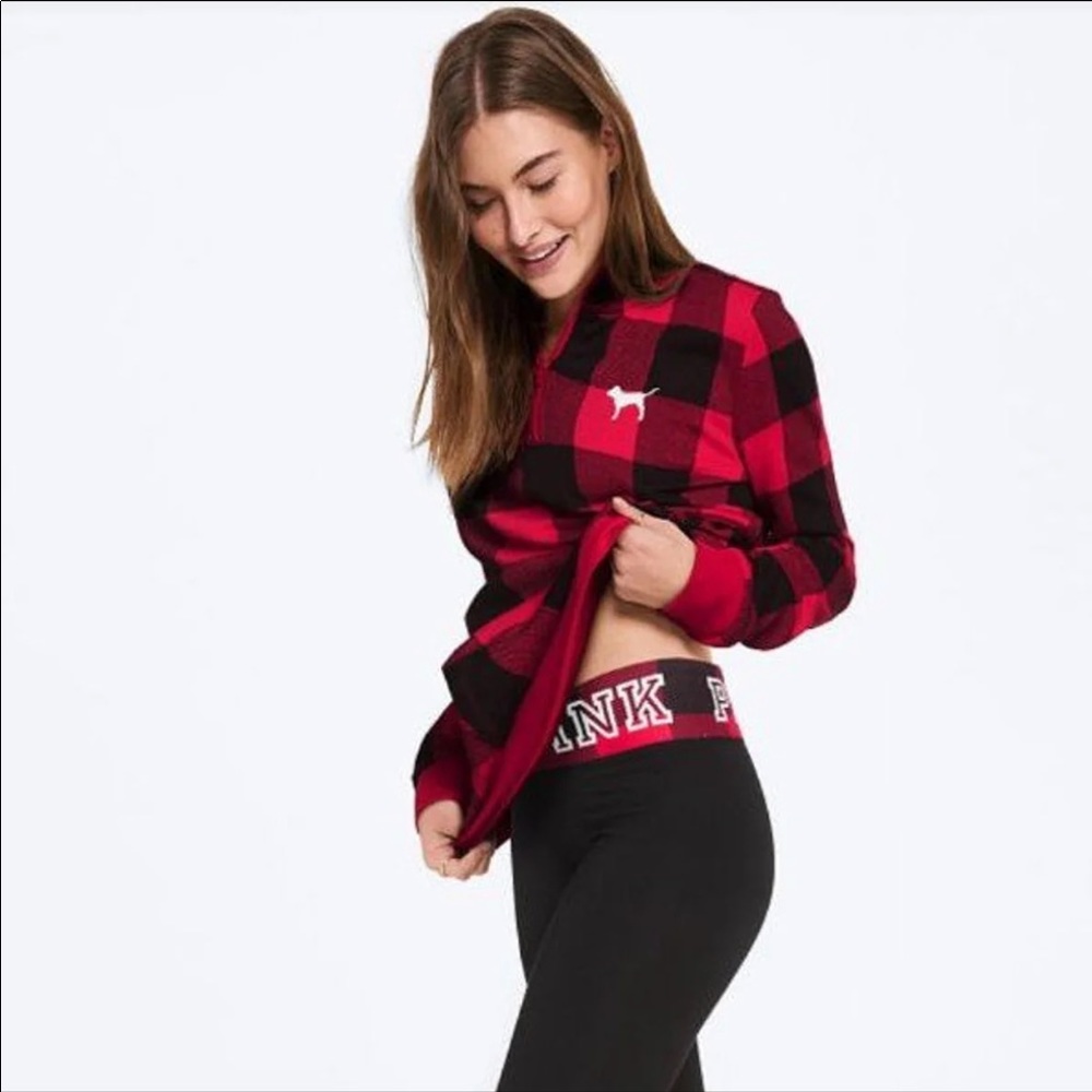 VS PINK plaid sweater